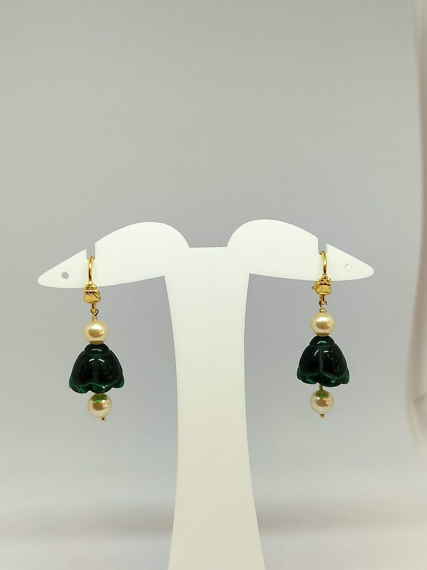 GreenGlass Jhumka Hangings