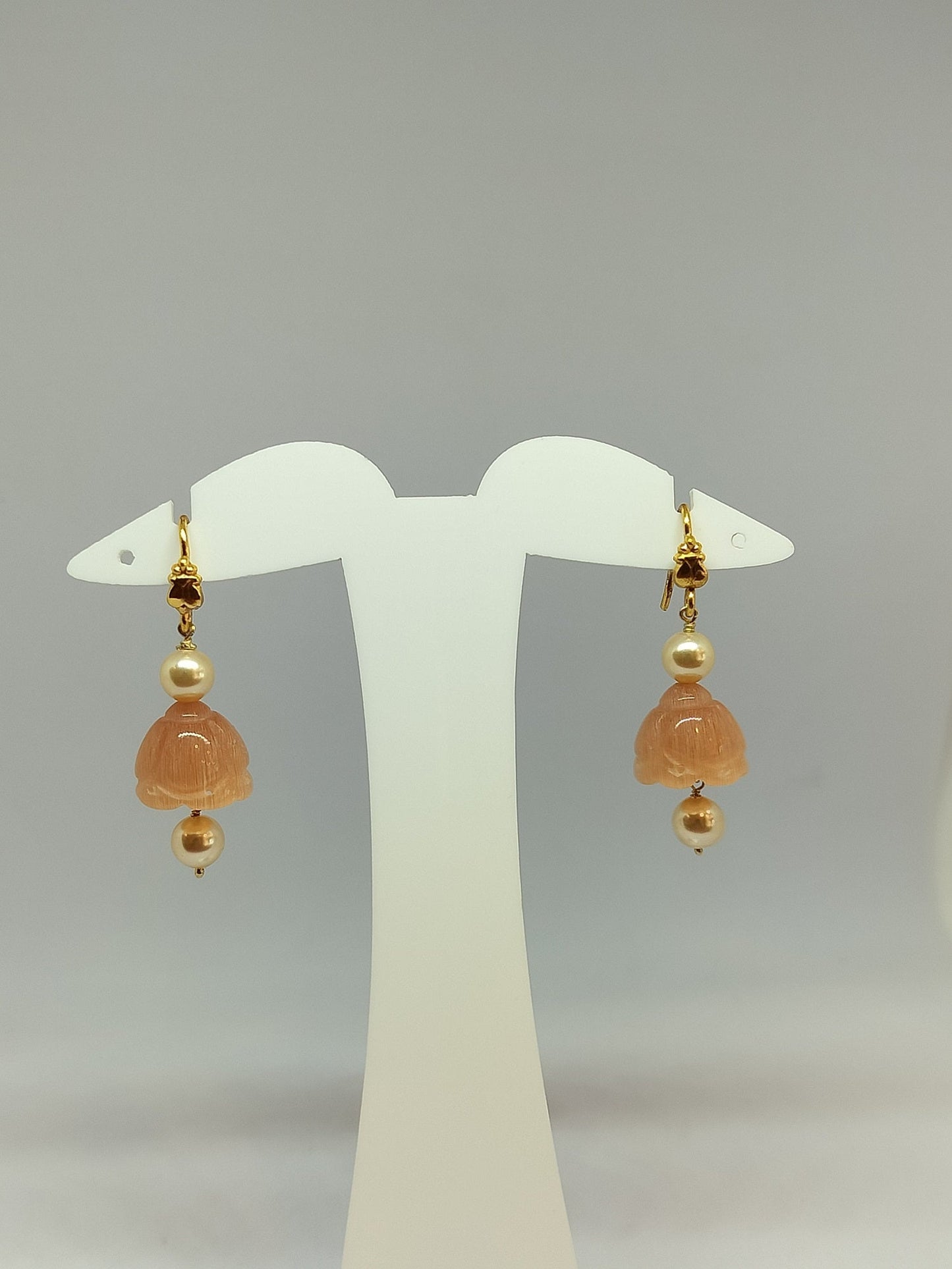 OrangeGlass Jhumka Hangings