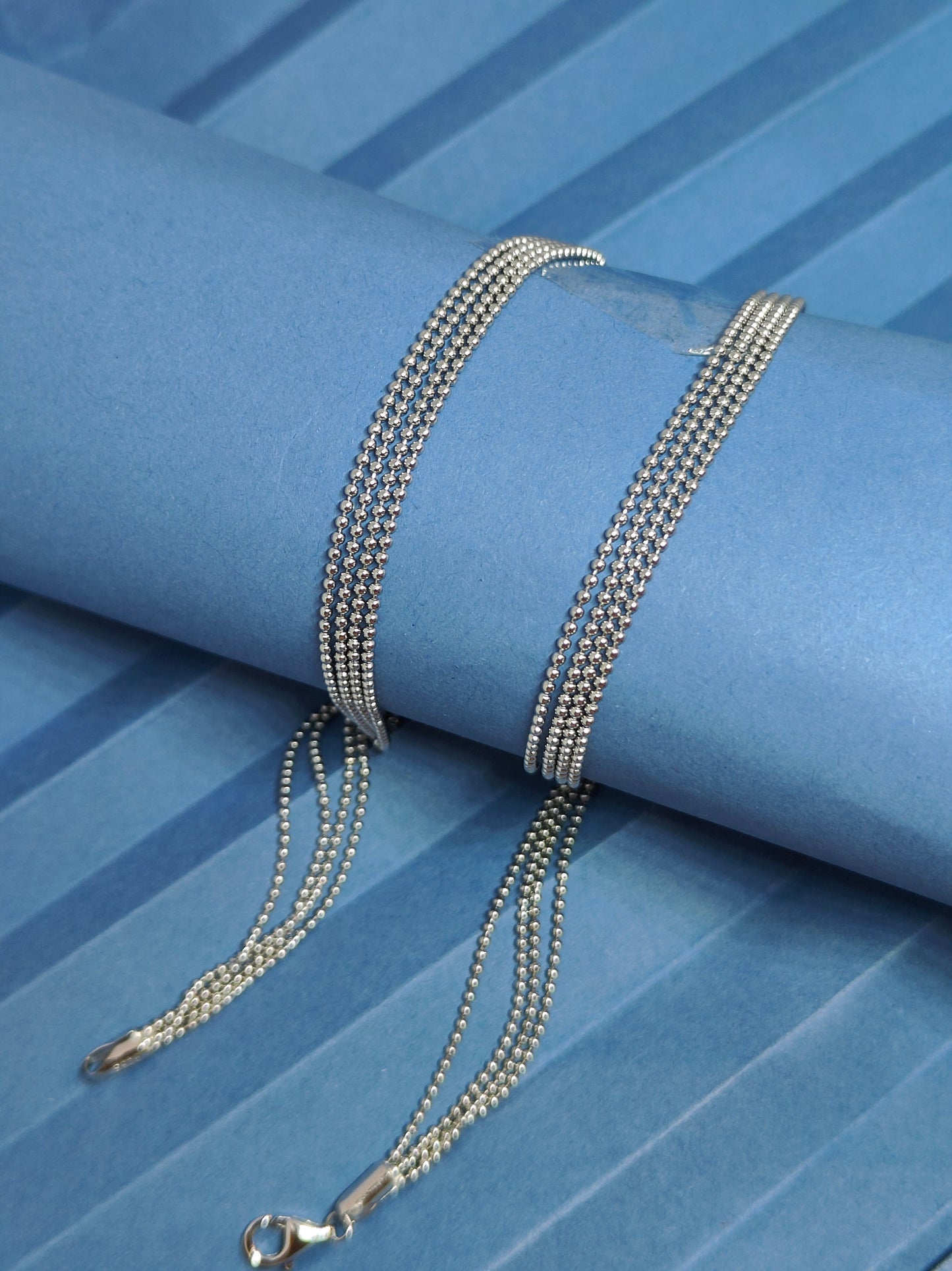 SmallRound Silver ItalyChain