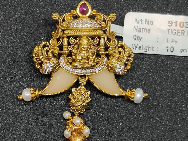 Nail Lakshmi Pendant