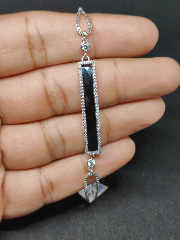 Rect-Black Italy Bracelet