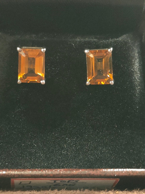 Citrine Stone Studs