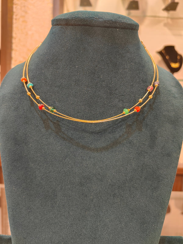 Bloosom Kante Navaratna Beads