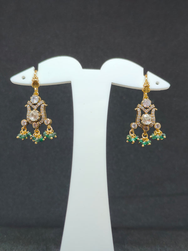 Victorian U Shape Green Hangings