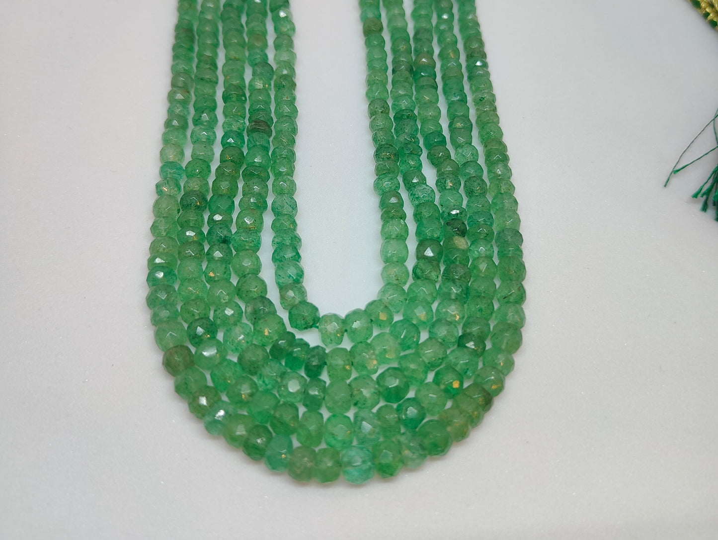 Light Green Cut 5lines Beads