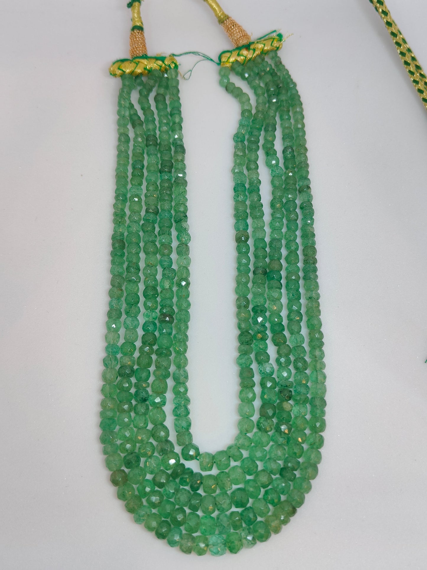 Light Green Cut 5lines Beads