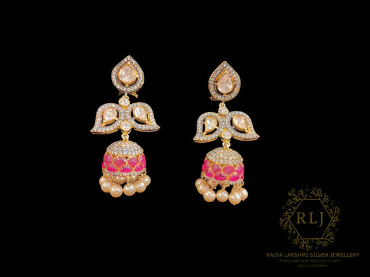 Victorian Pink Jhumka